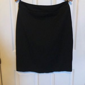 Black pencil skirt